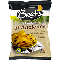 Chips Bret's Sel et vinaigre 125g - 10 paquets