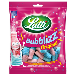 Lutti Bonbons Long Fizz, goûts fruités et cola 