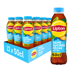 Lipton Ice Tea Zero Sucres saveur Pêche 1,5L