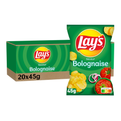 Chips Lay's nature 45g - 20 paquets de chips Lays